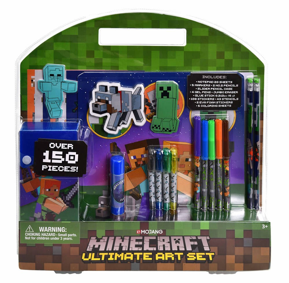 Minecraft Ultimate Art Set In Clamshell 13.7x1.5x15 – Toy World Inc B2B